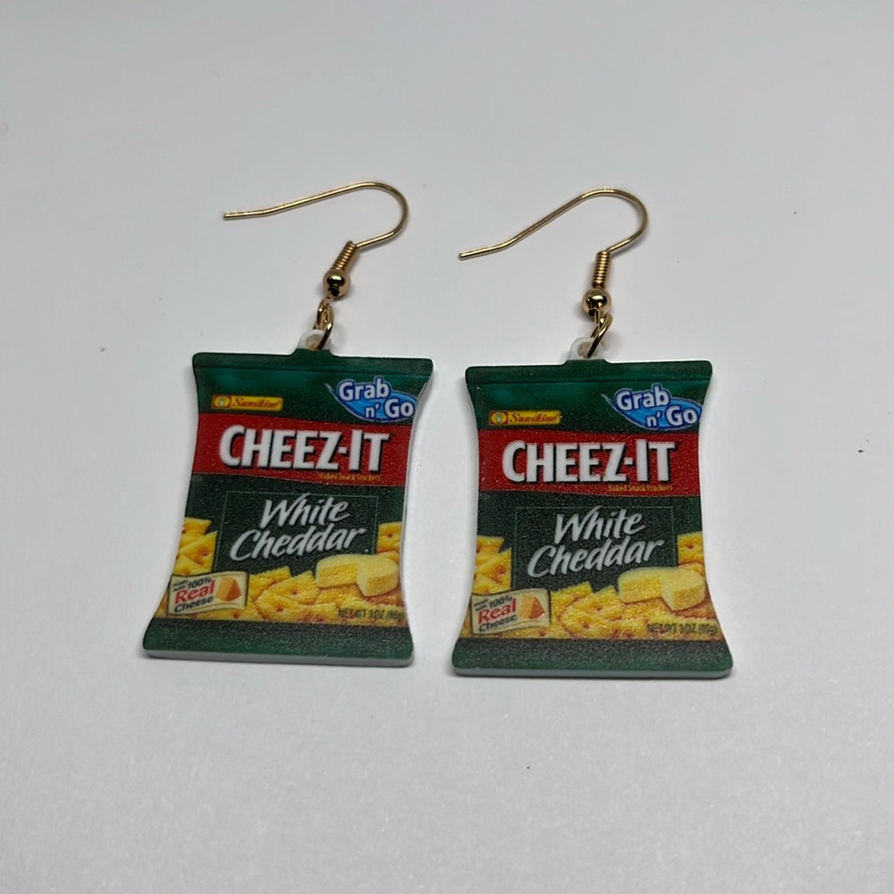 Earrings snacks‎ dangle cute statement mom daughter gift grandma Gigi girl funny